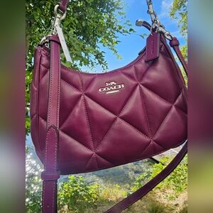 Brand New COACH Teri Hobo With Puffy Diamond Quilting Shoulder Bag